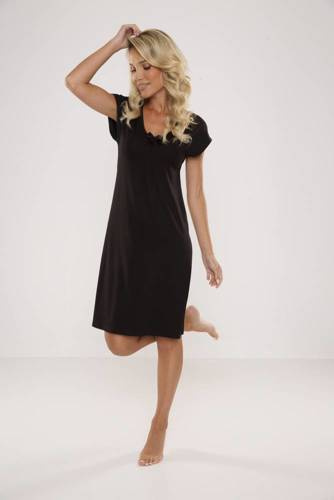 870 Camicia da notte Visa De Lafense - nero