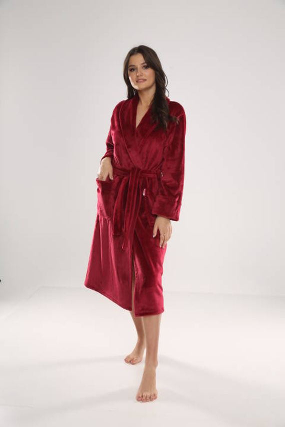 628 Accappatoio da donna Abigail Long Forex - marrone