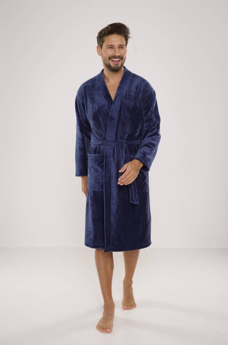 391 Hugo accappatoio da uomo De lafense - denim