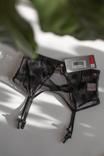 741 Reggicalze Yolanda De Lafense- nero