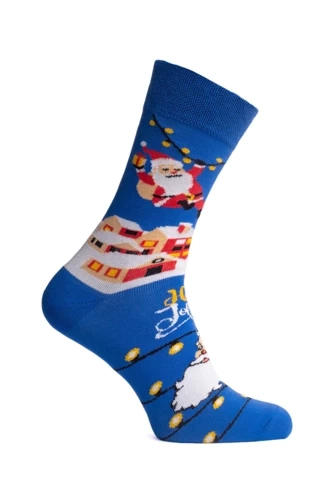 S163D Babbo Natale Calzini lunghi Moda Italiana