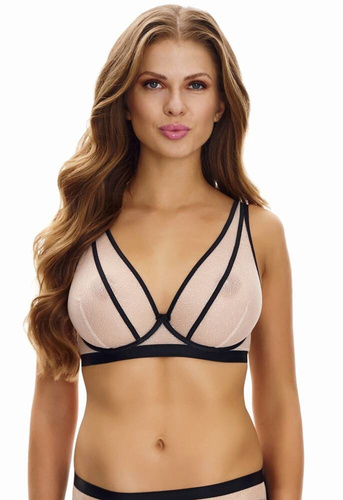2470 Reggiseno bralette Soft Lupoline-beige nero