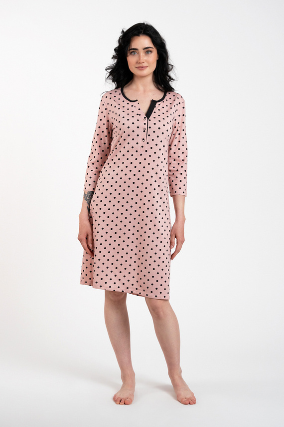 Camicia da notte e vestaglia da allattamento Marit Moda Italiana