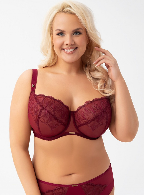 K 942 Mira Gorsenia Reggiseno morbido - marrone, per busto grande