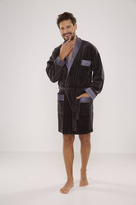 772 Accappatoio Bonjour da uomo in forex - grafite