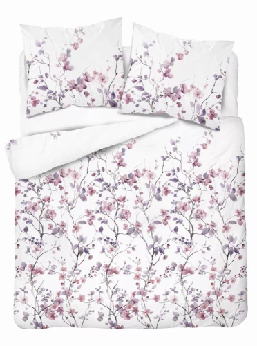 5490 B Detexpol Satin Stories bianco | 100% cotone, trama di raso, cerniera, confezione regalo