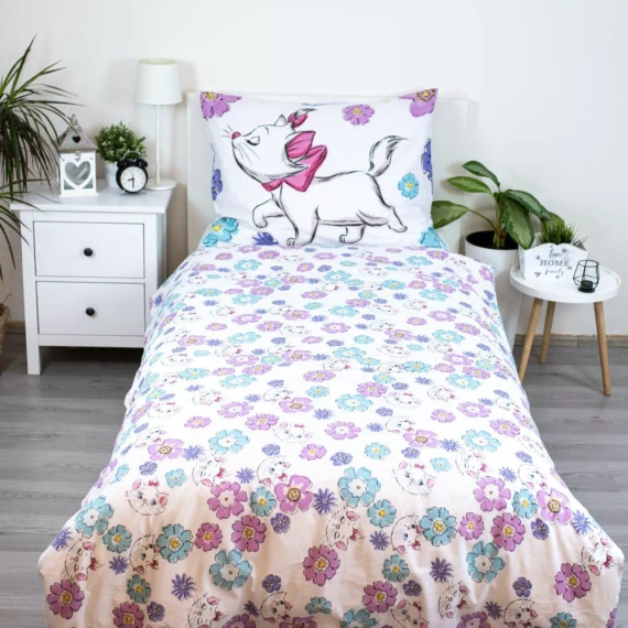 Biancheria da letto in cotone Marie Cat Disney | Biancheria da letto per bambini Jerry Fabrics