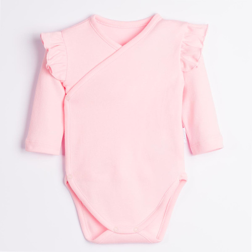 Body a portafoglio Nicol Tosia 225094 100% cotone rosa manica lunga