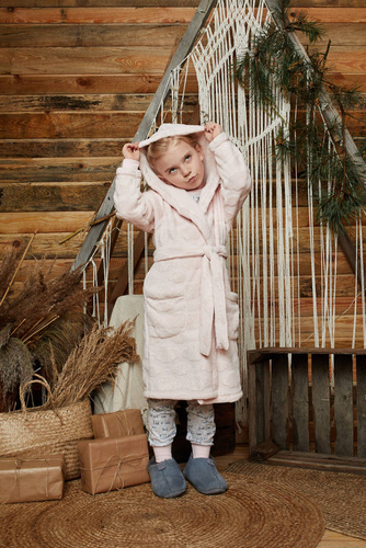 Accappatoio per bambine Drina Moda italiana - - rosa