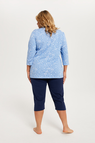 Jomala Pigiama donna manica 3/4, pantalone 3/4 Moda italiana