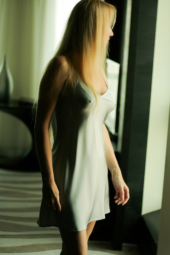 Ibiza slips chemise donna in raso Kalimo - argento