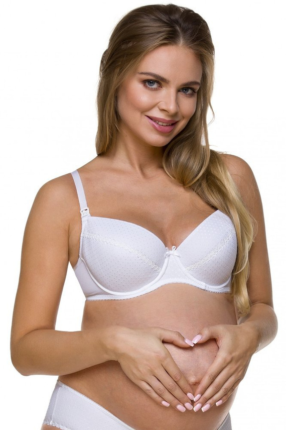 1732 Reggiseno per allattamento LUPOLINE - bianco