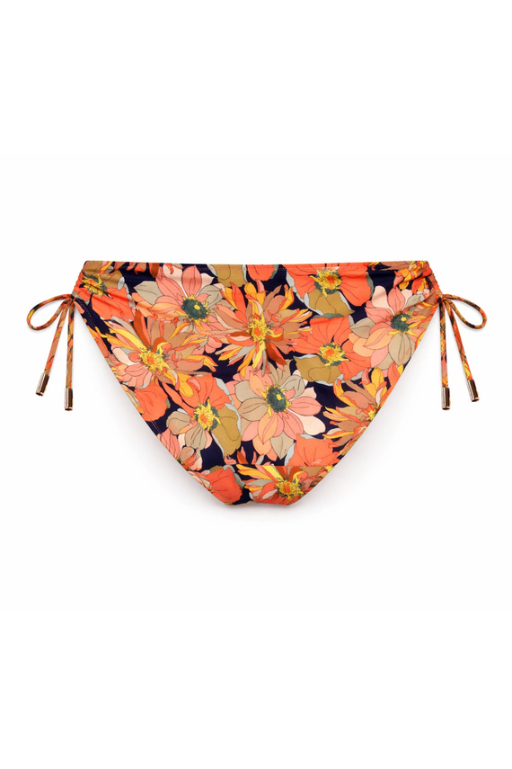Mediolano Orango 20004 slip bikini tropicale con laccetti laterali