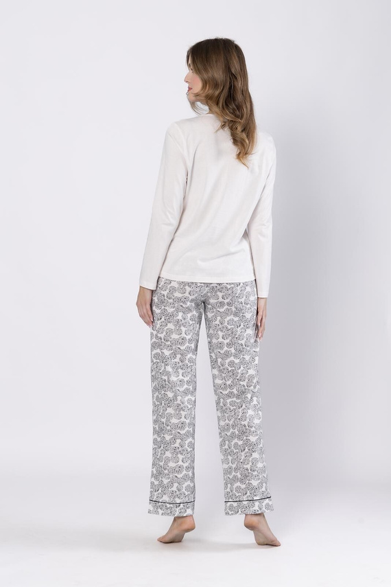 Baśka 1698 Pigiama Leveza nero - classico, due pezzi, confortevole