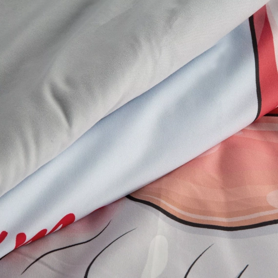 Beiner biancheria da letto natalizia in microfibra Eurofirany - gnomo, grigio, morbido e ad asciugatura rapida