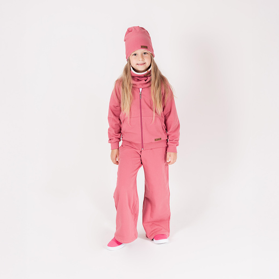 216272 Felpa Lala Nicol - felpa con zip rosa per bambini, taglia 62-146