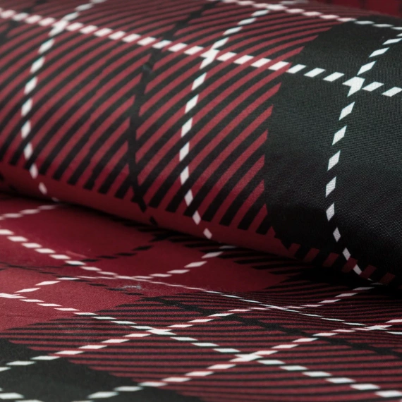 Noellie Biancheria da letto natalizia Eurofirany rosso - cotone ranforce, reversibile