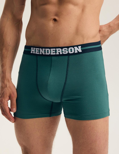 Bokserki męskie Henderson 45468 Find-Pak in cotone con elastico largo e logo