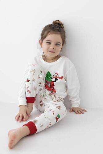 Pigiama Lillian/Olivier per bambini Sensis -ecru