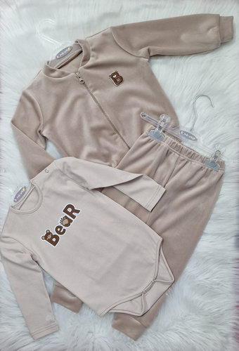 Body Bear Baby Bambarillo beige | Cotone, elasticizzato, confortevole