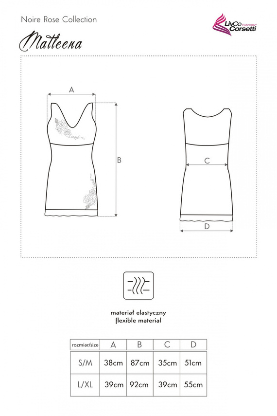 Matleena LC 90366 LivCo Corsetti Moda chemise donna