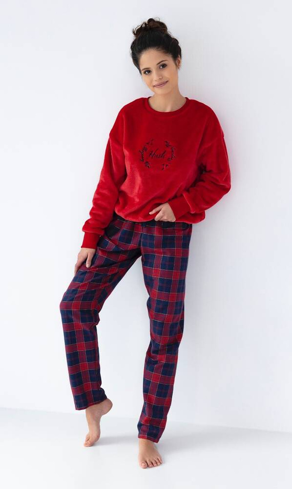 Pigiama Cordelia Sensis donna - blu navy-rosso