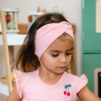 Fascia capelli bambina Eevi Cherry cotone elastica comoda