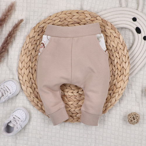 ABN-5592 Pantaloni da tuta Nini di Circus per bambini - 100% cotone biologico, morbidi e sicuri