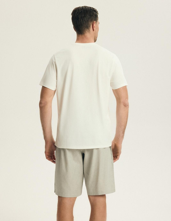 Pigiama uomo Henderson 43454 Nigri crema – 100% cotone estivo