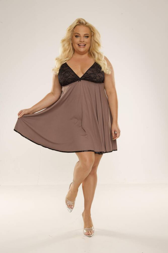 713 Camicia da notte Cloche Forex - mocca