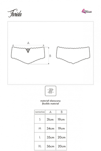 Farida White LC 6071 Pantaloncini da donna in pizzo LivCo Corsetti Fashion white