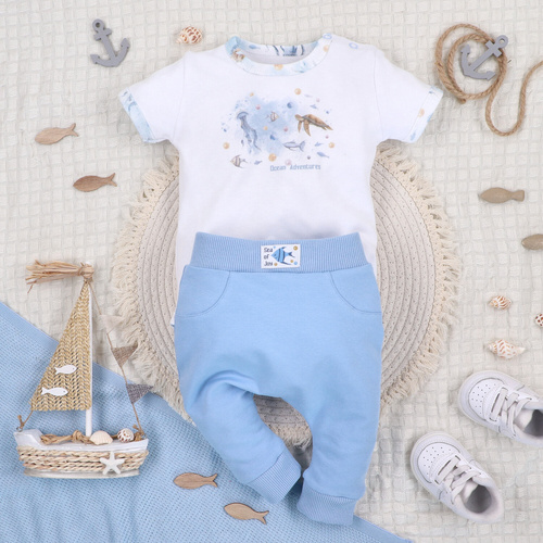 ABN-5448 Body in cotone organico Sea Of Joy di Nini - cotone organico, manica corta