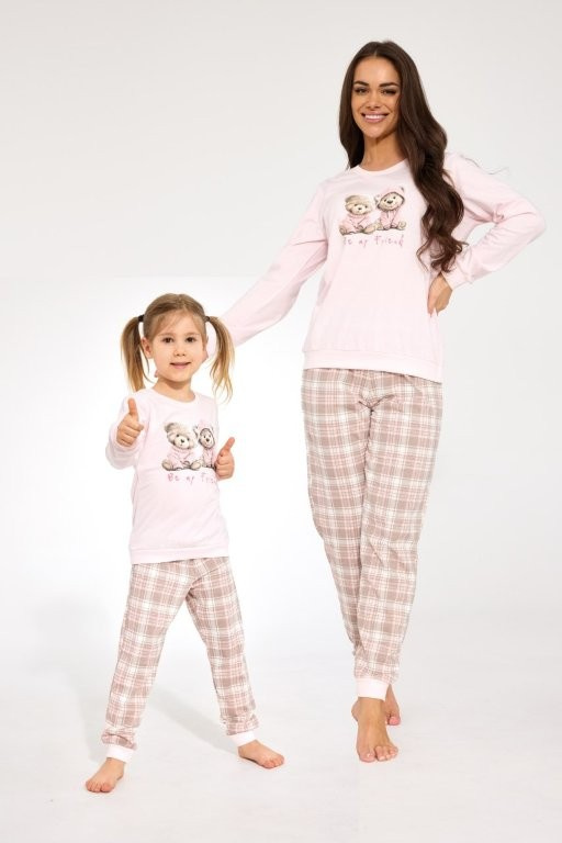 Pigiama bambina Cornette 594/202 592/202 Be My Friend 100% cotone manica lunga