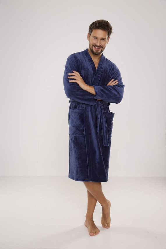 391 Hugo accappatoio da uomo De lafense - denim