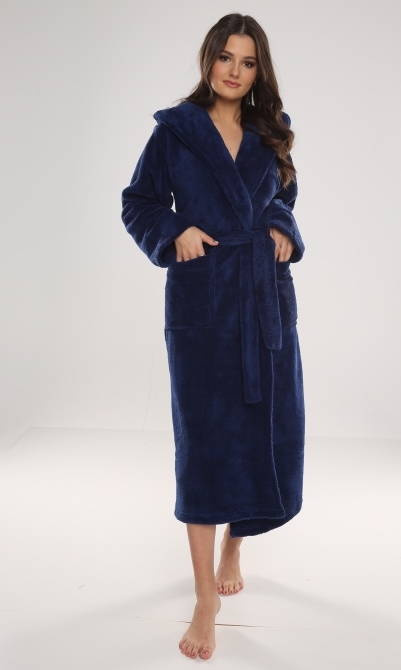 807 Luna II Vestaglia lunga da donna Forex - Blu navy