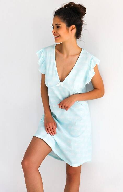 Camicia da notte Sensis Greta - menta