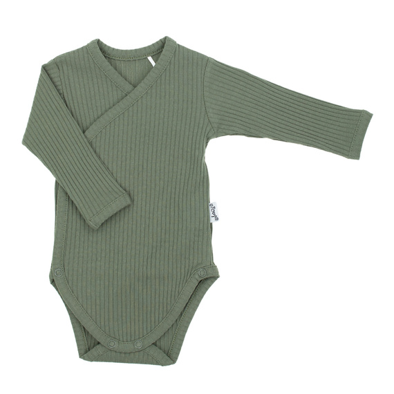 218096 Body da bambino dell'Orso Yogi Nicol - cotone, manica lunga, a costine