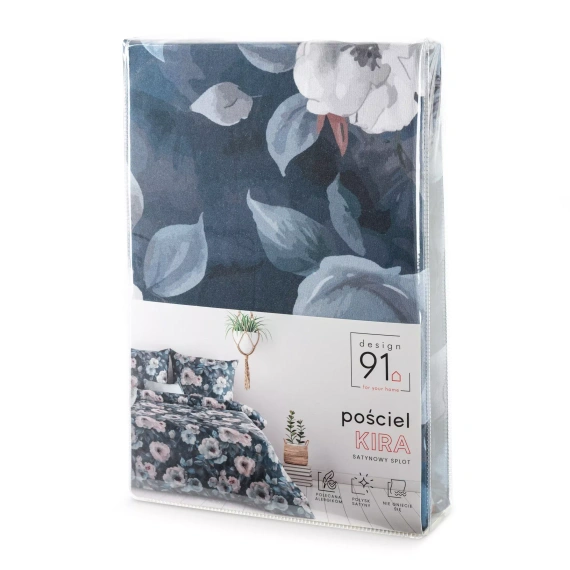 Biancheria letto Kira Design 91 floreale reversibile morbida con zip