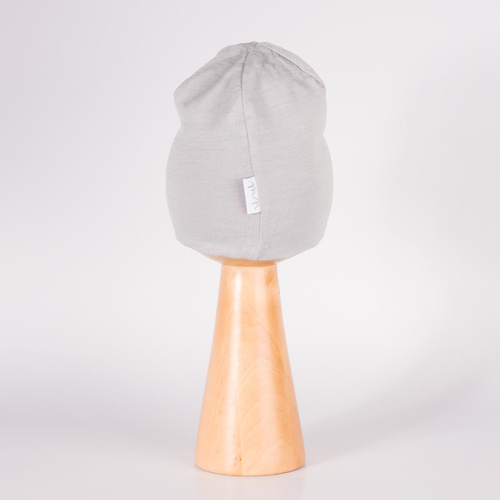 229110 Nicol Cappello Merino 100% lana bambino doppio strato - grigio