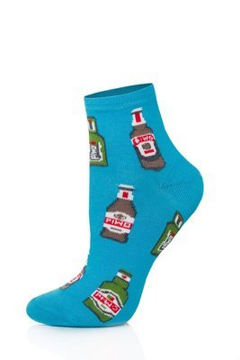 S79Z Calzini da birra Moda italiana turchese