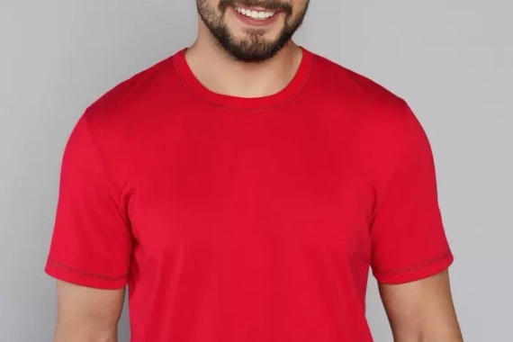 Narvik Pigiama da uomo a maniche corte, pantaloncini Moda italiana- rosso/stampa