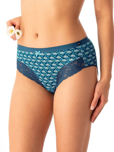 Mutandine da donna Key LPC 577 emerald - cotone, confortevoli, set di 2 pezzi