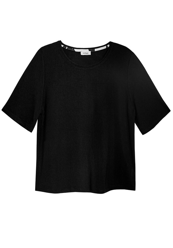 Mefemi by Nipplex Aurora PC82 Pigiama Estiva Donna in Viscosa Nero-Ecru
