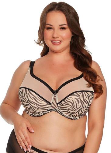 BSM 1234 Reggiseno semi-imbottito Alia Gaia nero beige