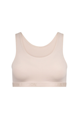 Nikola Reggiseno per bambine, spalline larghe Moda italiana - azzurro polvere