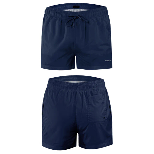 Sesto Senso costume da bagno uomo shorts mare ad asciugatura rapida tasche navy