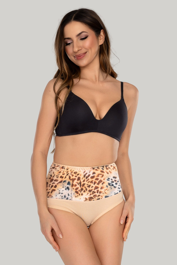 Mitex IGA WILD slip modellante a vita alta per addome piatto wild black