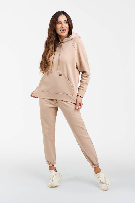 Viva Felpa da donna con cappuccio Moda - beige