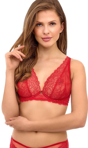 2523 Reggiseno Lupoline soft bralette rosso