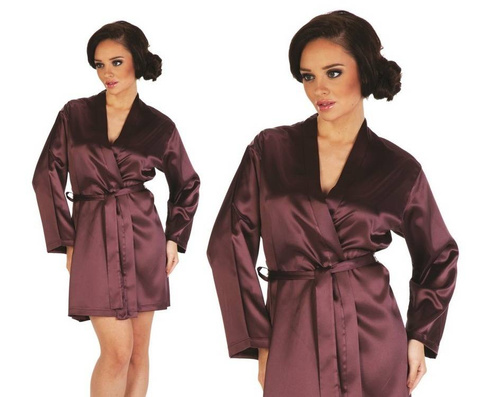 797 Vestaglia da donna Classic Forex - prugna/prugna